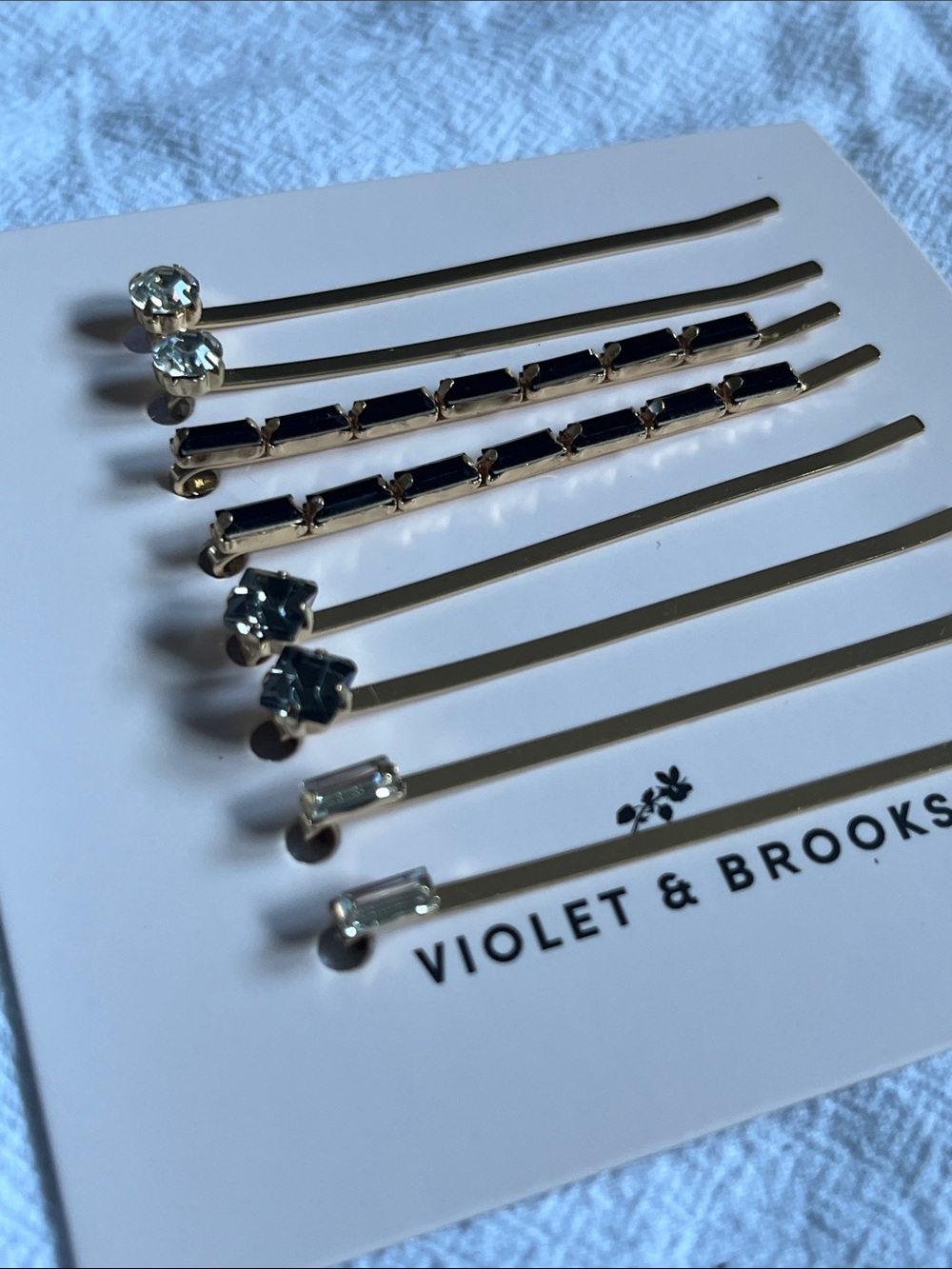 Gold and Black Decorative Hair Pin Set